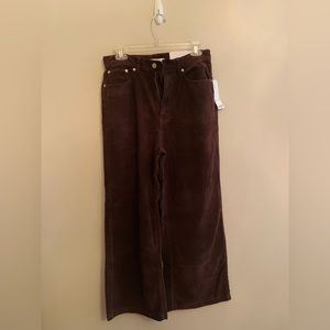 BDG High Wide Brown Corduroy Pants